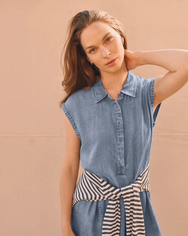 Splendid Wren Indigo Mini Dress