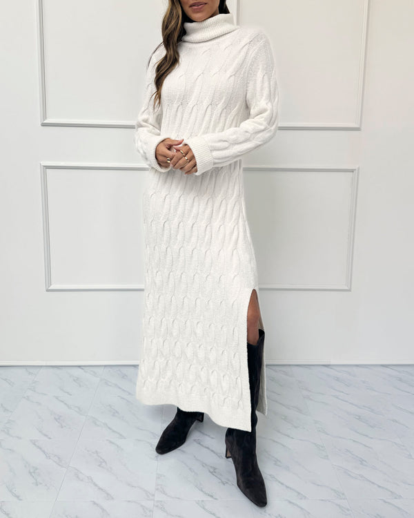 Splendid Splendid X Cellajaneblog Cable Sweater Dress
