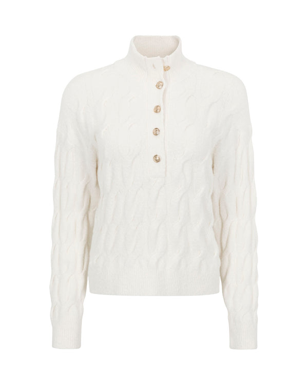 Splendid Splendid X Cellajaneblog Half-Placket Sweater