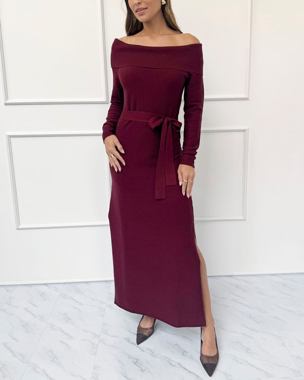 Splendid Splendid X Cellajaneblog Off-the-Shoulder Sweater Dress