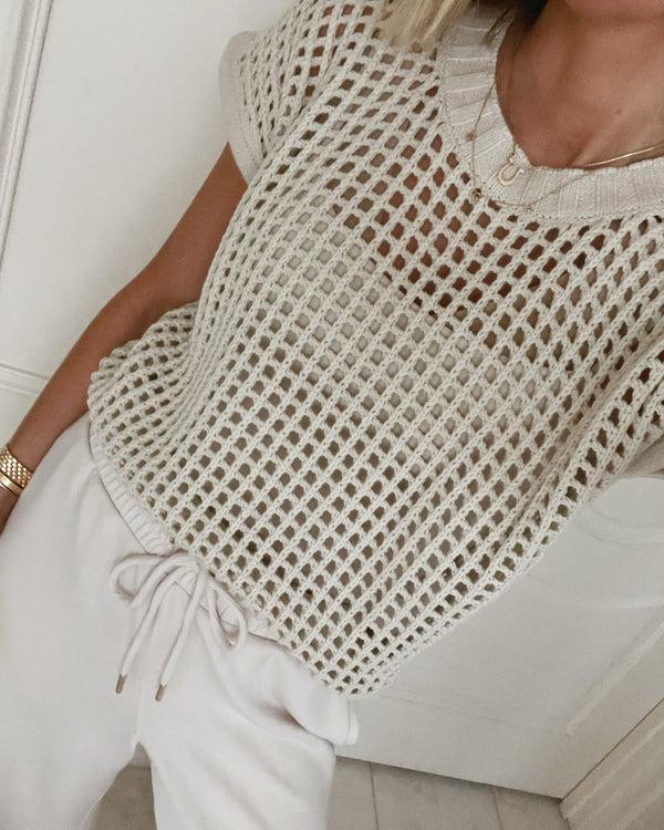 Splendid Splendid X Cellajaneblog Pointelle Sweater Vest