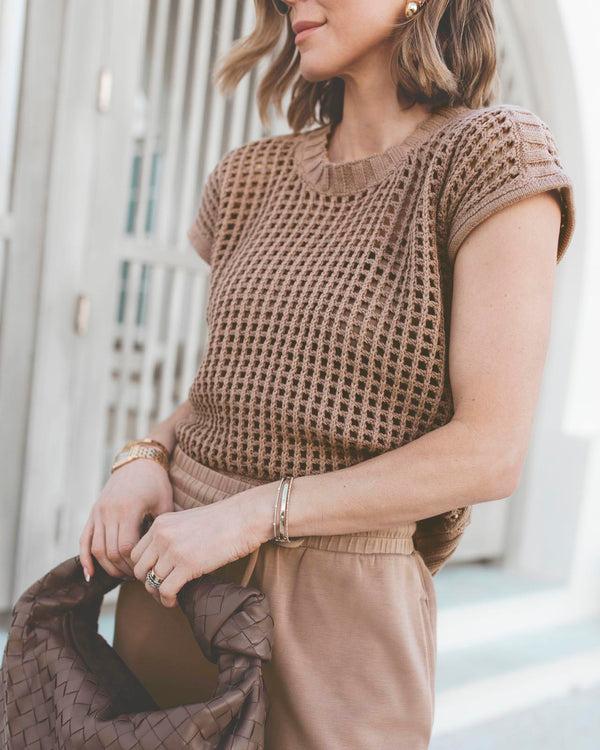 Splendid Splendid X Cellajaneblog Pointelle Sweater Vest