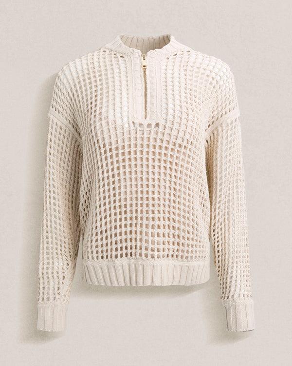Splendid Splendid X Cellajaneblog Quarter Zip Sweater