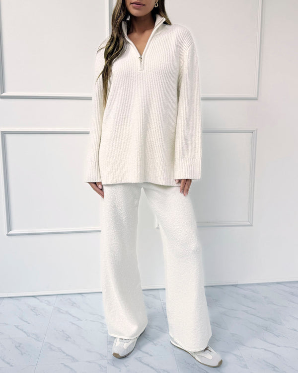 Splendid Splendid X Cellajaneblog Quarter Zip Sweater