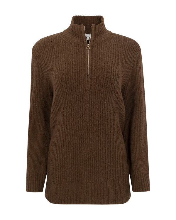 Splendid Splendid X Cellajaneblog Quarter Zip Sweater