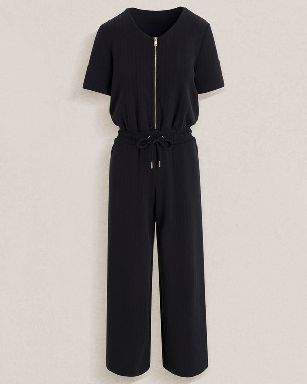 Splendid Splendid X Cellajaneblog Rib Scuba Jumpsuit