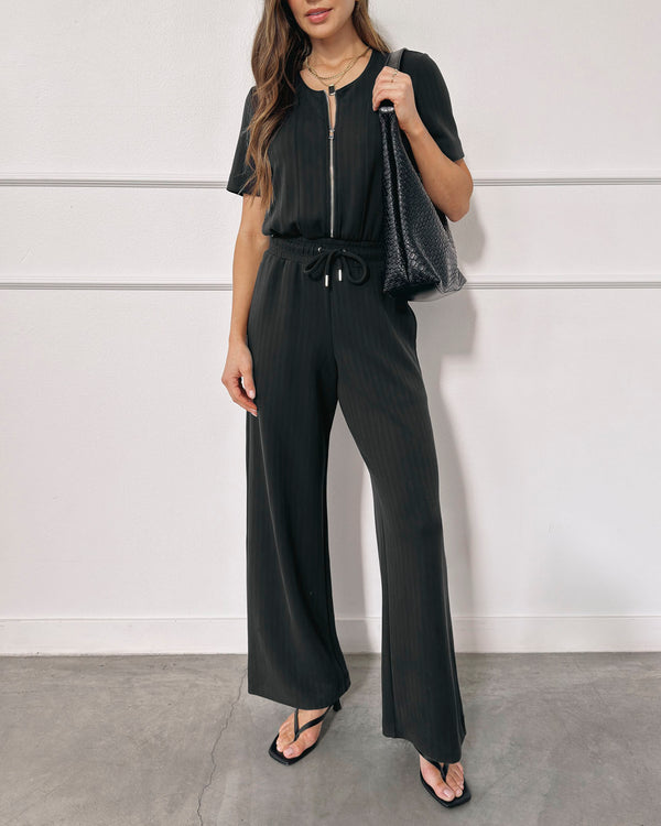 Splendid Splendid X Cellajaneblog Rib Scuba Jumpsuit