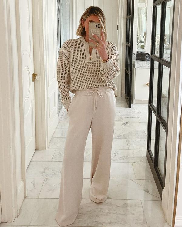 Splendid Splendid X Cellajaneblog Rib Scuba Wide Leg Pant