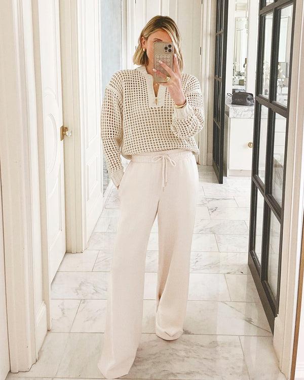 Splendid Splendid X Cellajaneblog Rib Scuba Wide Leg Pant