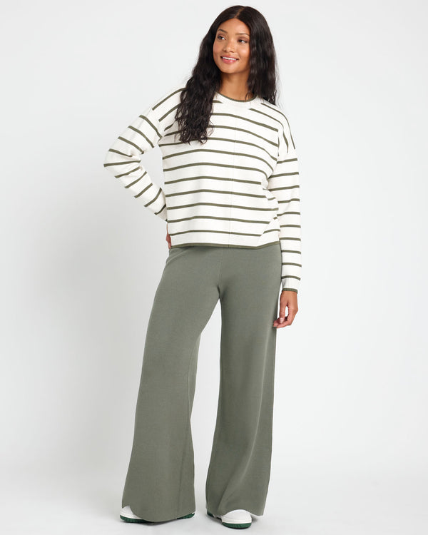 Splendid Splendid X Cellajaneblog Stripe Front Seam Sweater