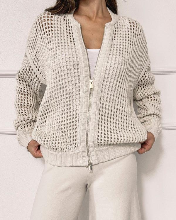 Splendid Splendid X Cellajaneblog Zip Sweater Bomber Jacket