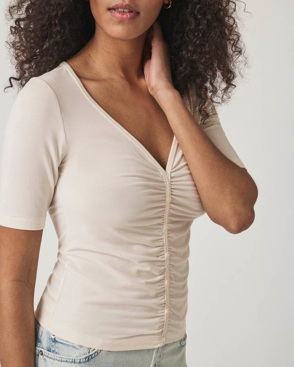 Splendid Yasmina Ruched Tee