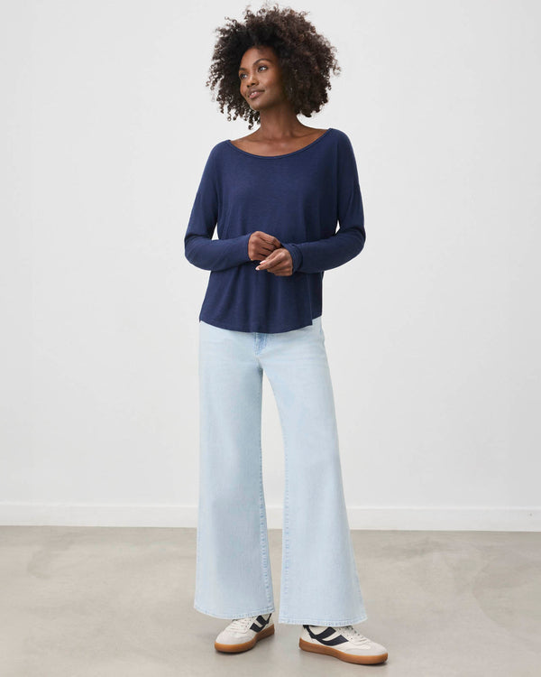 Splendid Zander Slub Long Sleeve Tee