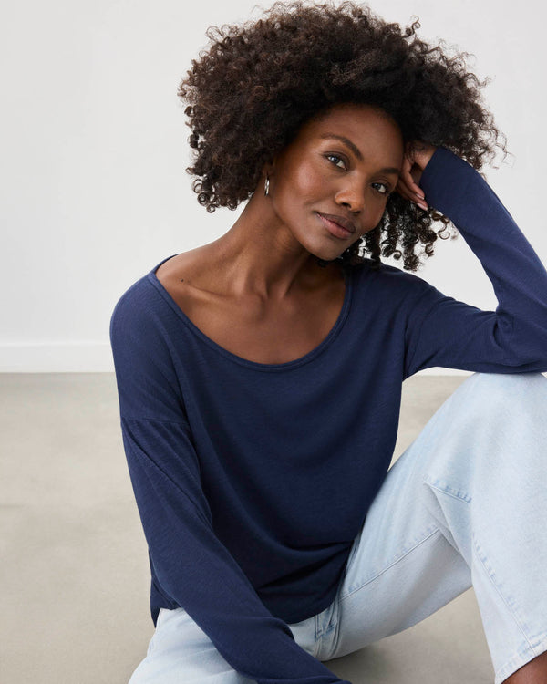 splendid Zander Slub Long Sleeve Tee