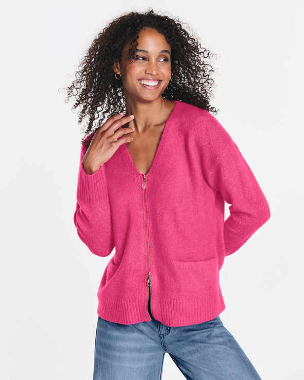 Splendid Zeena Zip-Up Cardigan