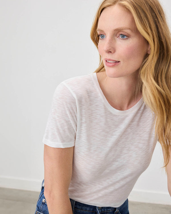 Splendid Zoe Slub Crew Neck Tee