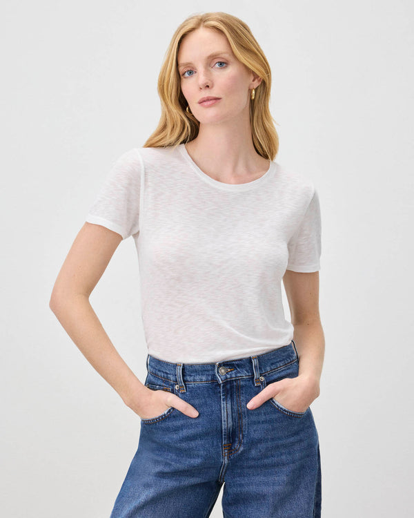 Splendid Zoe Slub Crew Neck Tee