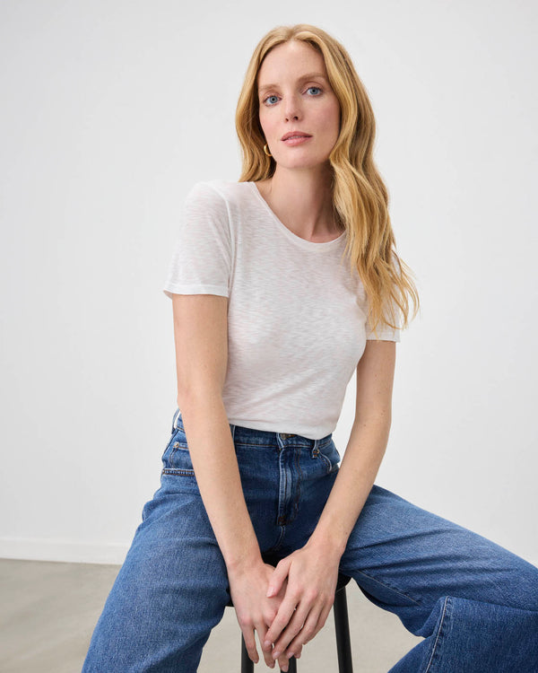 splendid Zoe Slub Crew Neck Tee