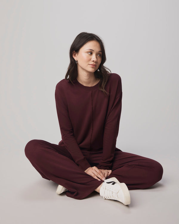 splendid Supersoft Trim Pullover Using LENZING™ECOVERO™ Fibers