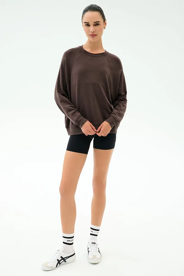 Splits59 Andie Oversized Fleece Sweashirt