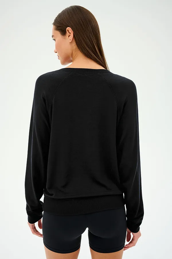 Splits59 Bennie Fleece V Neck Sweatshirt