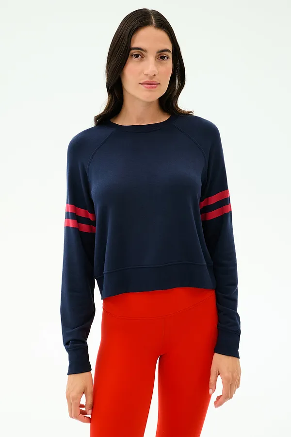 splits59 Brooks Stripe Fleece Sweatshirt