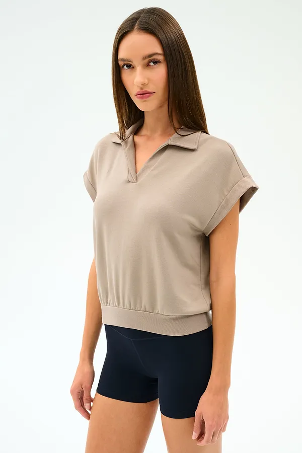 Splits59 Evie Fleece Sleeveless Polo