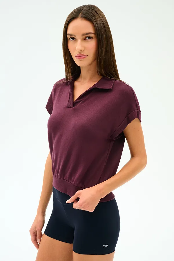 Splits59 Evie Fleece Sleeveless Polo