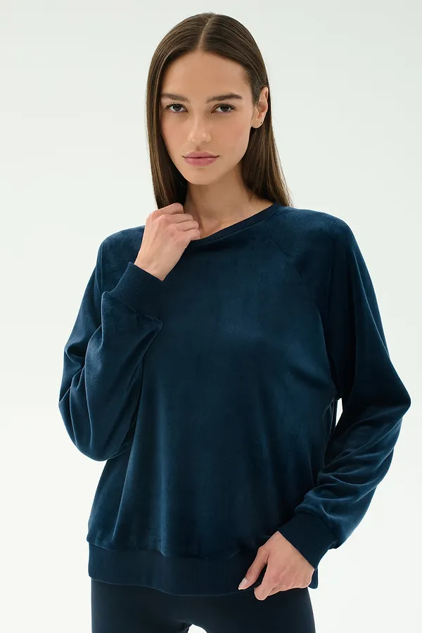 splits59 Joy Velour Crewneck