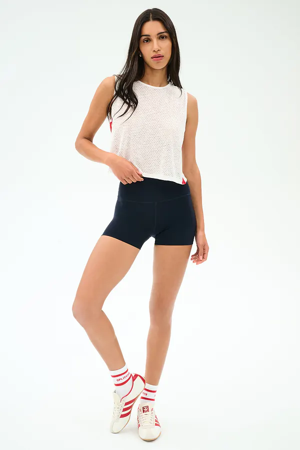 Splits59 Logan Mesh Tank With Stripe