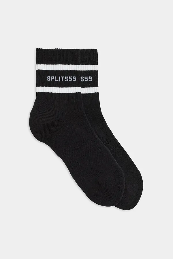 splits59 Logo Stripe Quarter Socks
