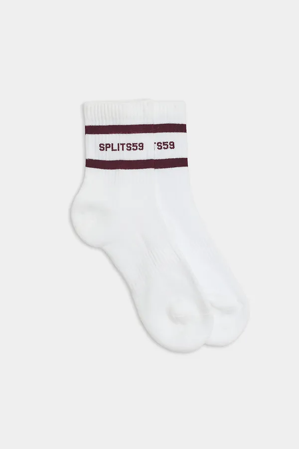 splits59 Logo Stripe Quarter Socks