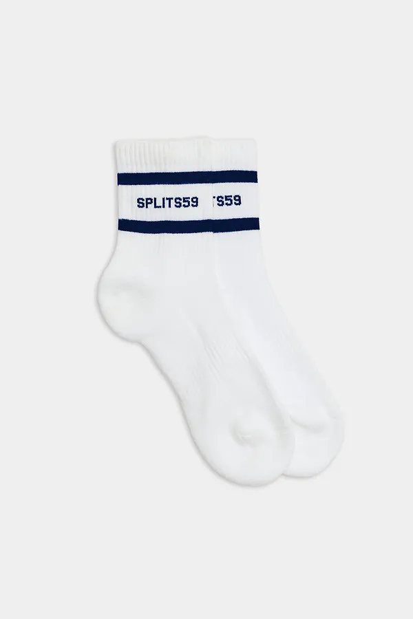 splits59 Logo Stripe Quarter Socks