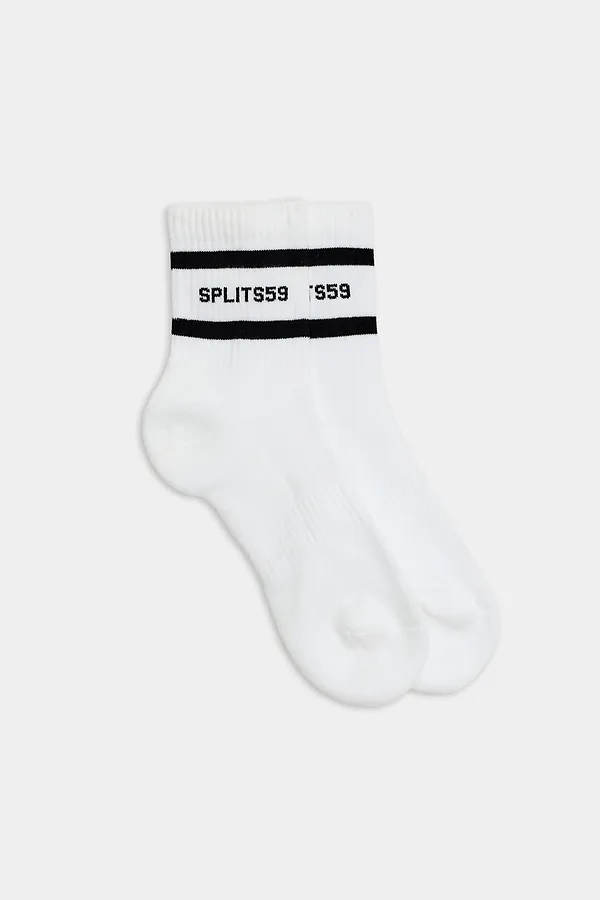 splits59 Logo Stripe Quarter Socks