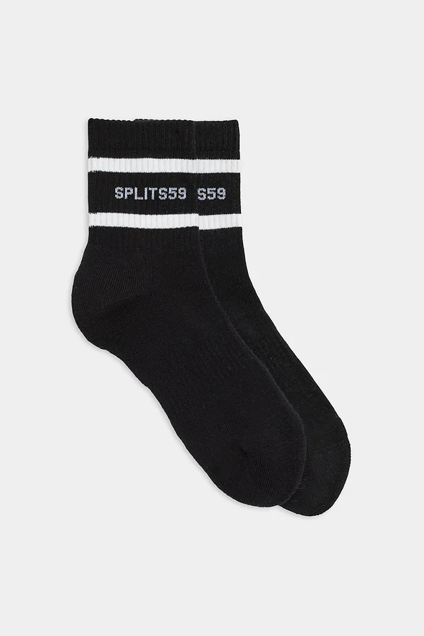 splits59 Logo Stripe Quarter Socks