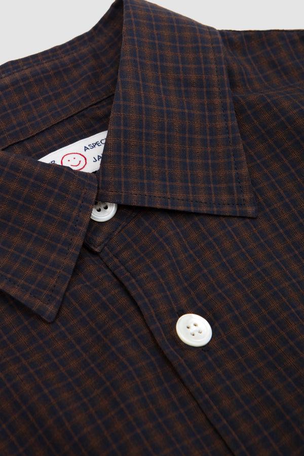 Sportivo Store Another Shirt 4.0 JPN Navy/ Brown Check