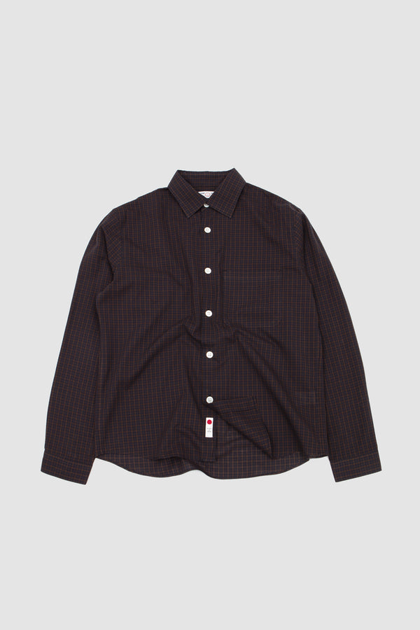 sportivo store Another Shirt 4.0 JPN Navy/ Brown Check