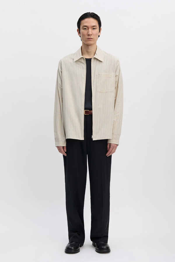 Sportivo Store Another Zip Shirt 1.0 JPN Cream Stripe