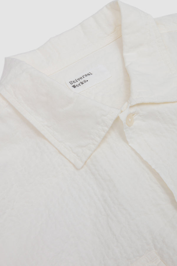 Sportivo Store Attendant Shirt Arten Seersucker Ecru