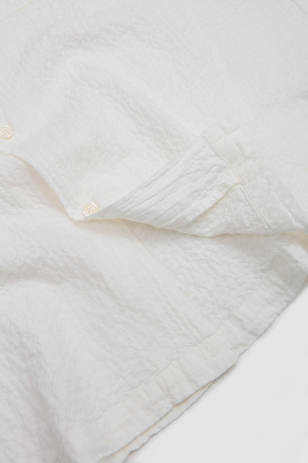 Sportivo Store Attendant Shirt Arten Seersucker Ecru