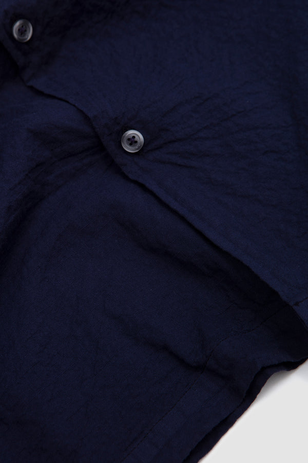 Sportivo Store Attendant Shirt Arten Seersucker Navy