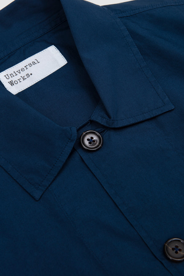 Sportivo Store Bakers Overshirt Organic Fine Poplin Navy