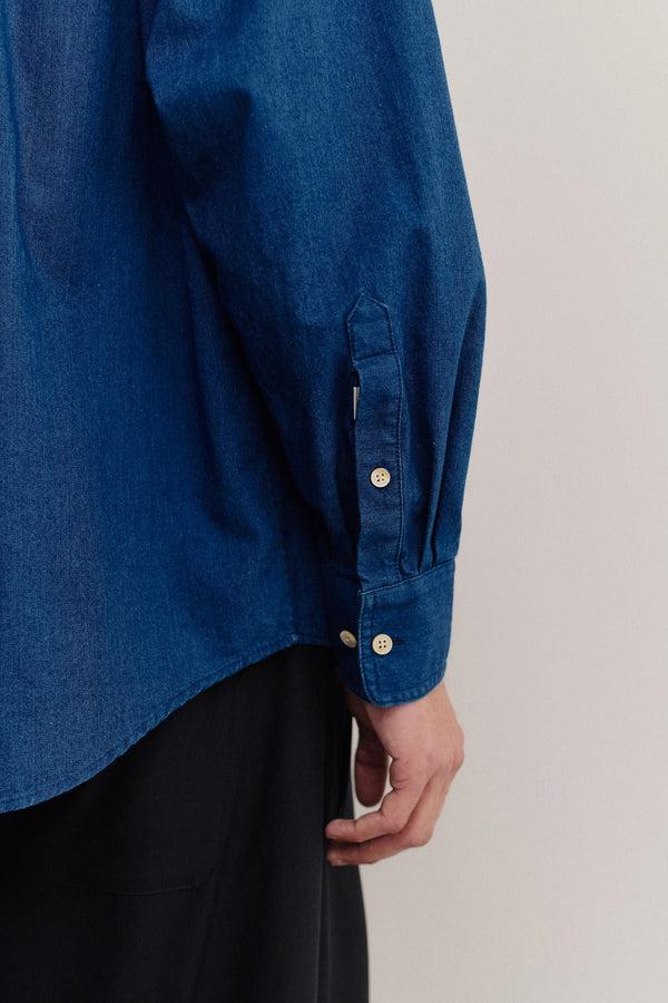 Sportivo Store Banita Button Down Shirt Soft Indigo