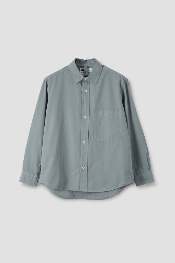 Sportivo Store Basic Shirt Compact Cotton Poplin Fog