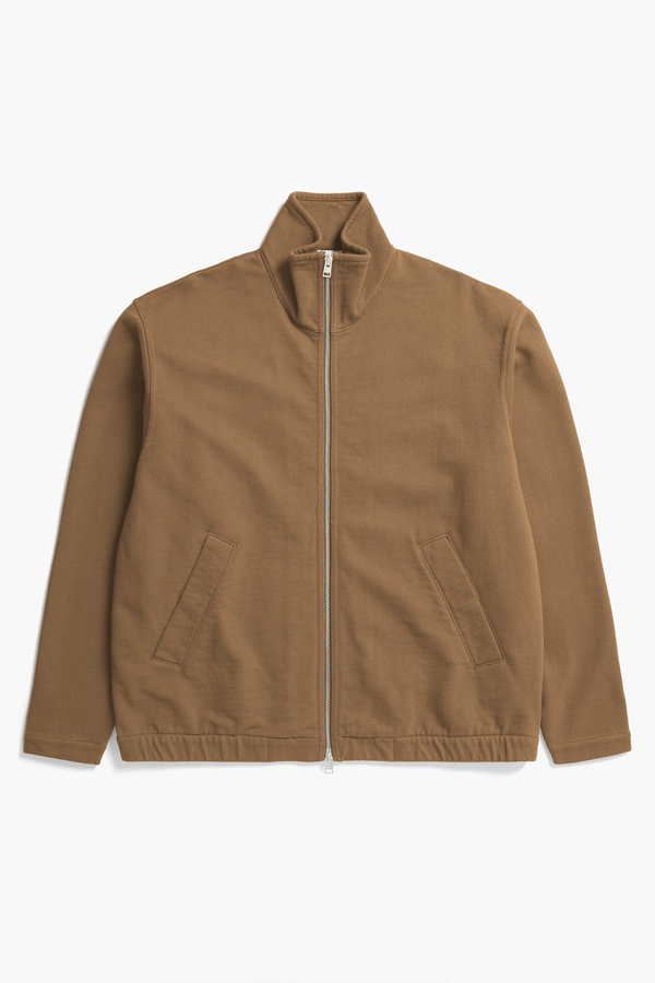 Sportivo Store Bjorn Relaxed Organic Loopback Track Jacket Oak
