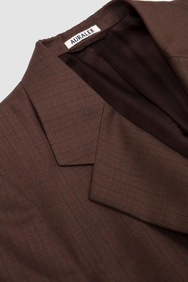 Sportivo Store Bluefaced Wool Jacket Brown/Red Stripes