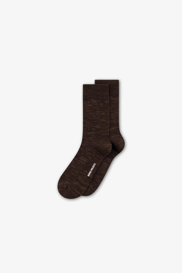 sportivo store Bykle Heavy Cotton Twist Sock Delicioso Brown