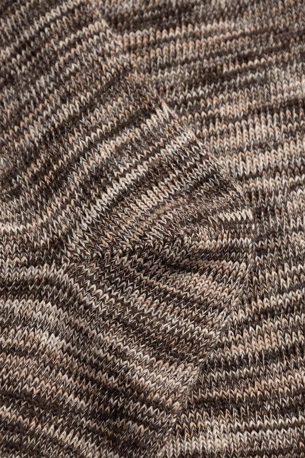 Sportivo Store Bykle Heavy Cotton Twist Sock Seal Brown