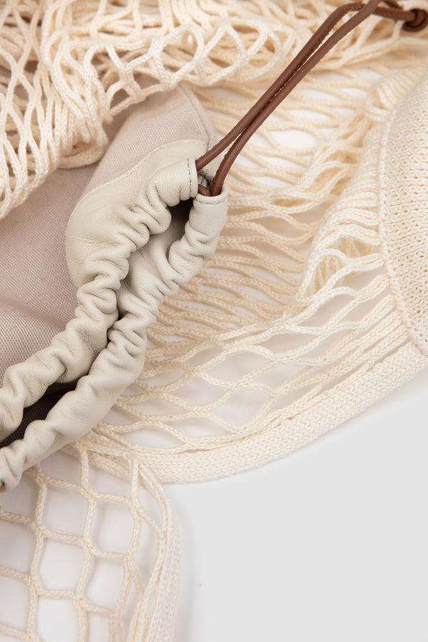 Sportivo Store Calella Filt Tote Bag Natural/ Chestnut