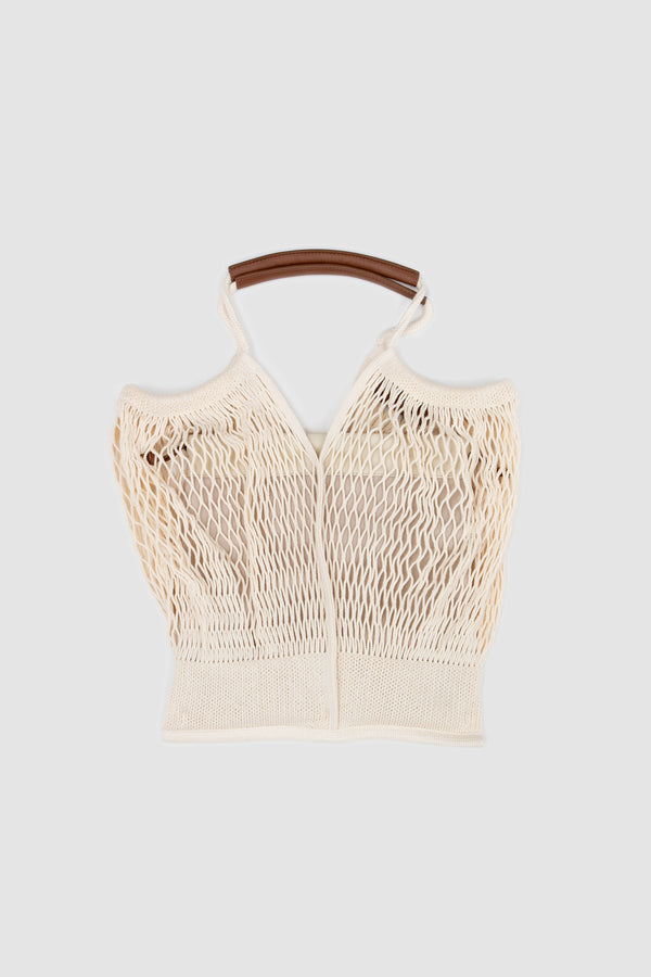 Sportivo Store Calella Filt Tote Bag Natural/ Chestnut